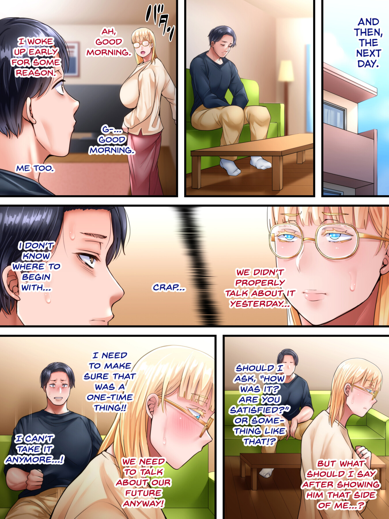 Hentai Manga Comic-My newlywed wife from overseas got down on her knees and begged me to have sex with another man --Chapter 1-90